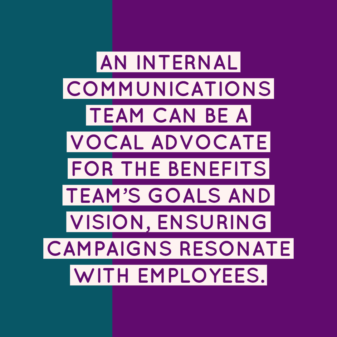 internal comms and benefits 