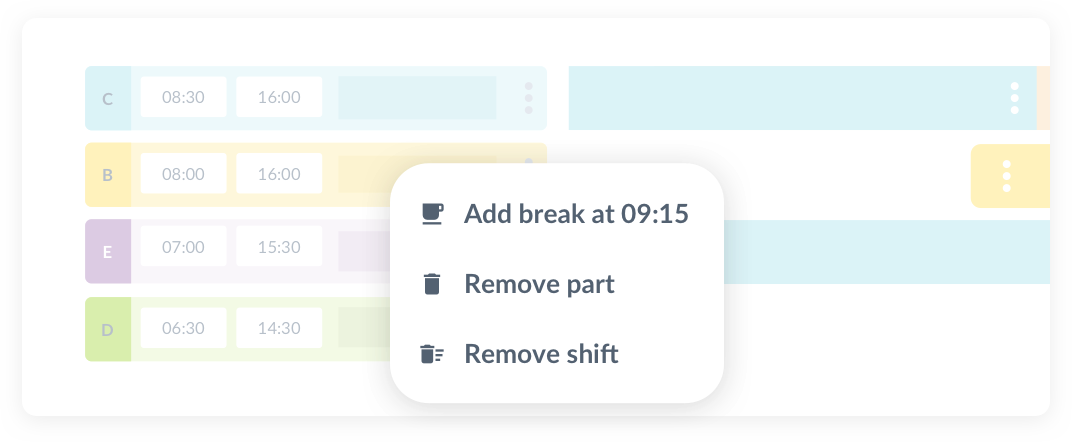 Scheduling breaks in Workforce.com