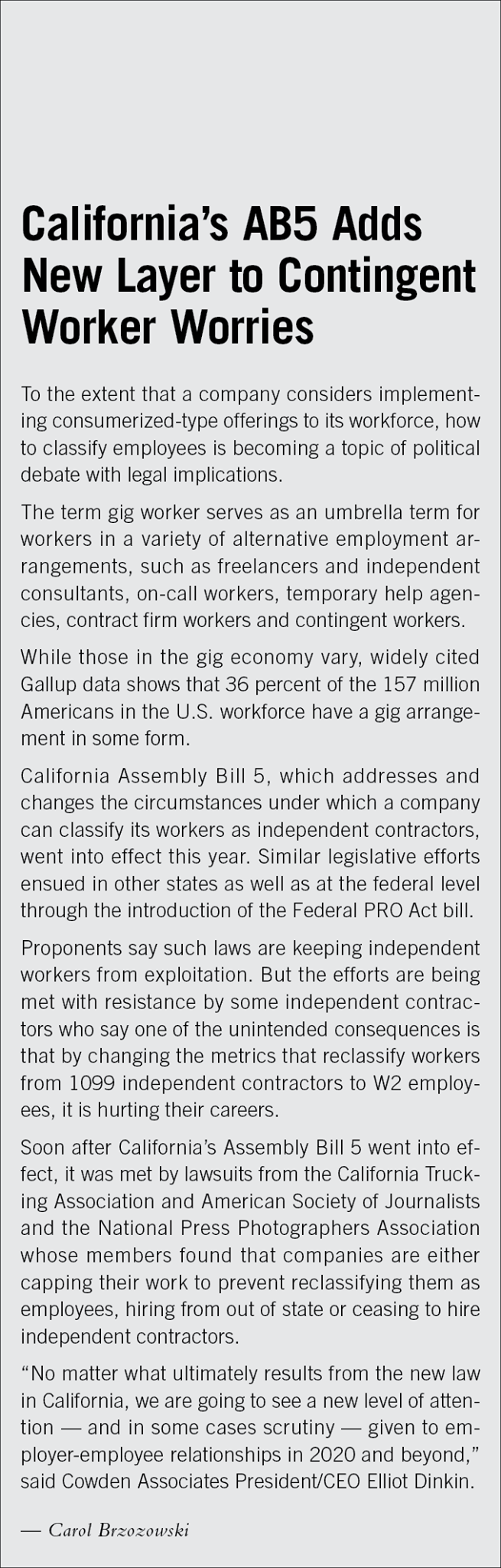 on-demand workforce and benefits